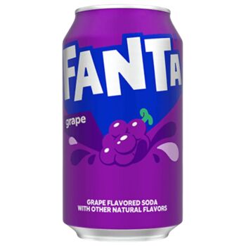 Soda aromatisé au raisin Fanta 1
