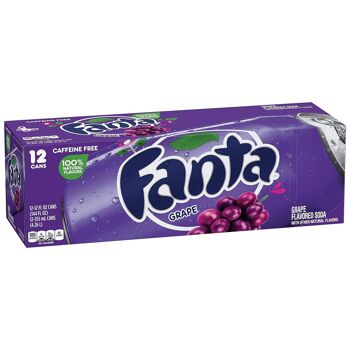 Soda aromatisé au raisin Fanta 2