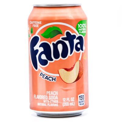 Fanta Peach Flavored Soda
