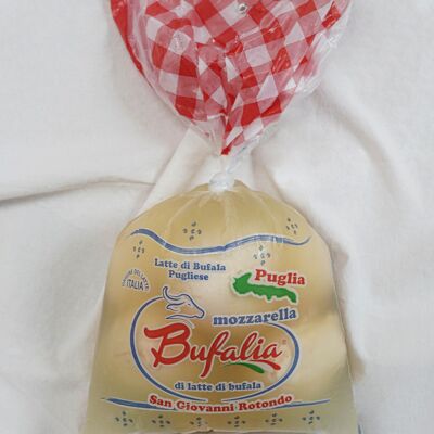 Fromage frais - Mozzarella des Pouilles di bufala fumée - lait de bufflonne (500g)