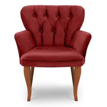 Fauteuil ELISABETH Bordeaux 4