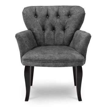 Fauteuil ELISABETH Gris 4