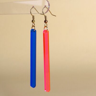 niemehrohne x Kunstmuseum Basel Edition - néons 4 boucles d'oreilles