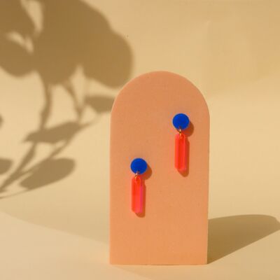 nevermorewithout x Kunstmuseum Basel Edition - neon lights 1 earrings