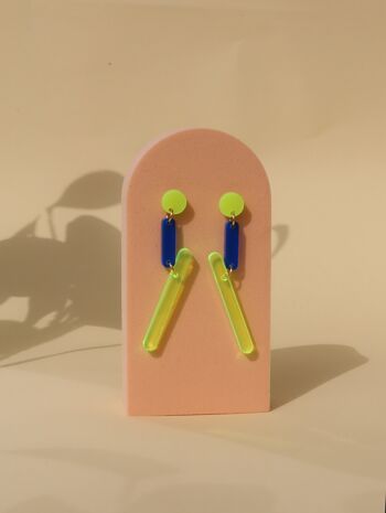 niemehrohne x Kunstmuseum Basel Edition - néons 3 boucles d'oreilles 1