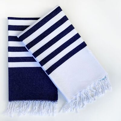 100 % Cotton Beach and Bath Towels - NAVY