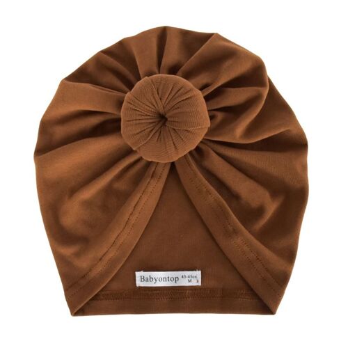 Turban Coton JUSTINE - Mocha