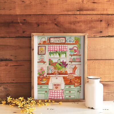 Affiche A4 - Cuisine de Printemps