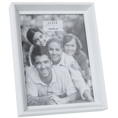 PHOTO HOLDER 20X25CM WHITE WOOD ST78110