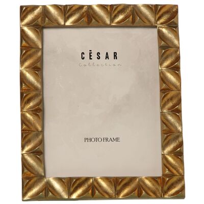 RESIN PHOTO HOLDER 20X25 CM. GOLDEN _EXT:25X2.3X31CM ST38832