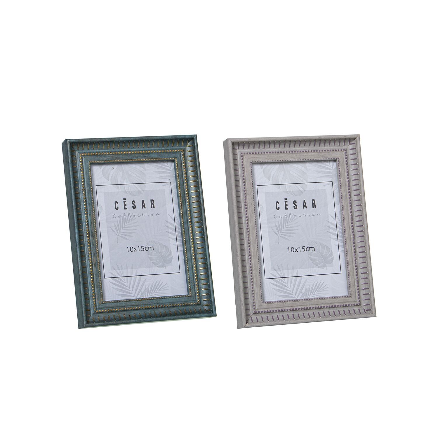 Photo frames ps 10x15 cm assorted.with display, rear dm ext: 14.2x2.4x19.1cm, with hook st69027