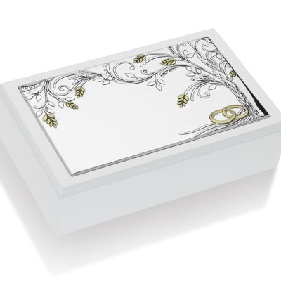 Jewelery Box 20x12x6 cm Silver "Tree of Prosperity" Wedding Line