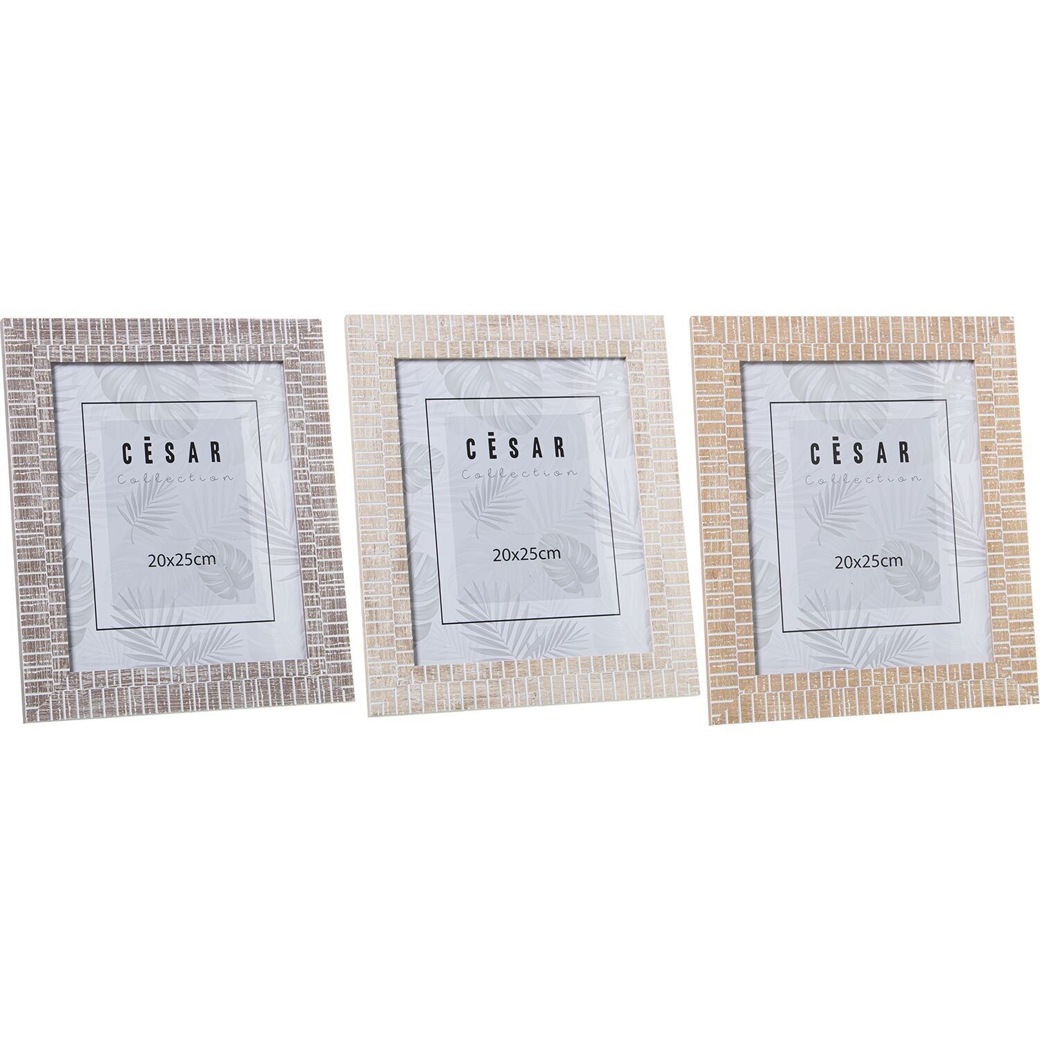 PS 20x25 cm assorted photo frame with display, MDF backing, ext: 25.8x1.5x30.8cm, with hook st69008