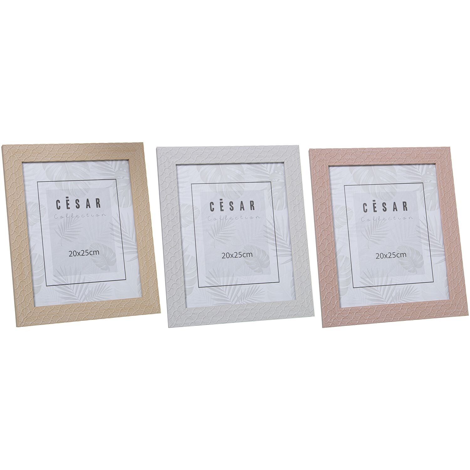 Photo frame ps 20x25cm assorted, dm back with hook ext:25x1.5x30cm st69047