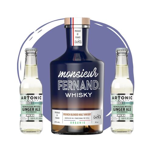 Coffret - Monsieur Fernand Whisky + 2 tonics