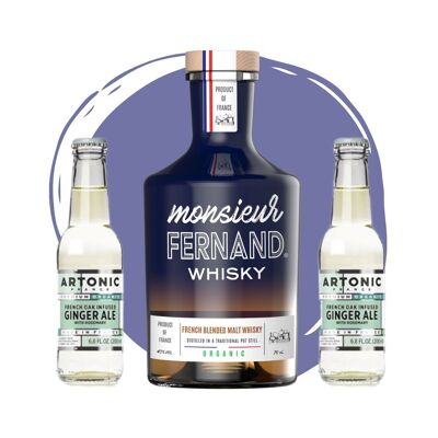 Confezione - Monsieur Fernand Whisky + 2 tonici