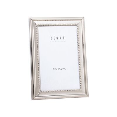 SILVER METAL PHOTO HOLDER 10X15CM EXT:12X1X17CM ST78590