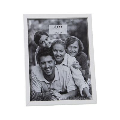 WOODEN PHOTO HOLDER 15X20CM 16.8X21.8X2CM, DM+PAPER ST78603