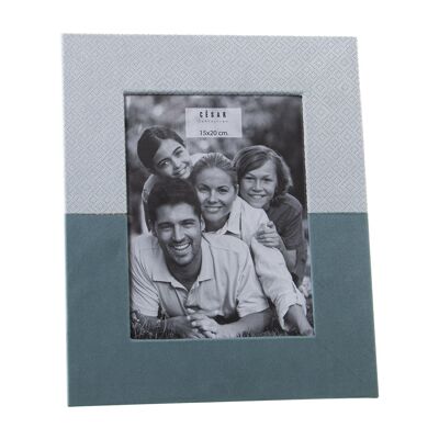 PORTAFOTOS MADERA 15X20CM C/TERCIOPELO 2 COLORES EXT:24X29X1,2CM, MADERA:DM ST78666