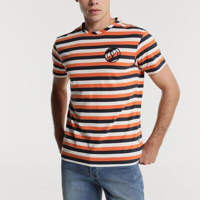 SIX VALVES - MultiStripes Woven T-shirt | Comfort