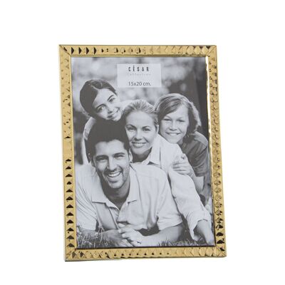 PORTA FOTO 15X20CM ACCIAIO INOSSIDABILE EXT:16.4X21.4X1CM ST78649