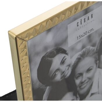 PORTE PHOTO 15X20CM INOX EXT:16.4X21.4X1CM ST78649 2