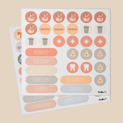 Magnets - Mon organisation du quotidien