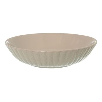 ASSIETTE CASSE CÉRAMIQUE BEIGE °22,5X5CM ST7322 2