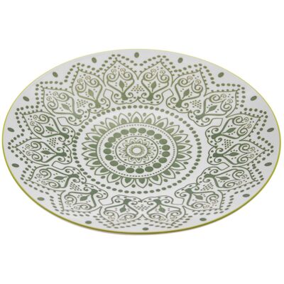 CERAMIC FLAT PLATE _°28.4X4.7CM ST1041