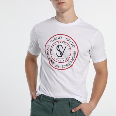 SIX VALVES - T-Shirt Kurzarm „Seal Logo“ | Komfort