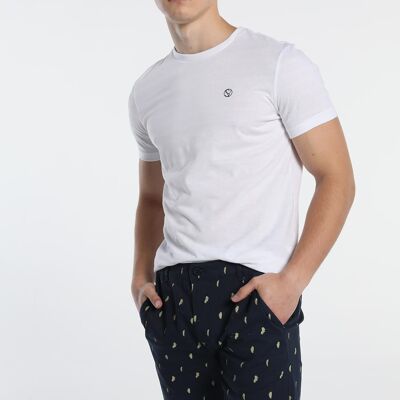 SIX VALVES - T-shirt Jackard à manches courtes avec logo | Confort