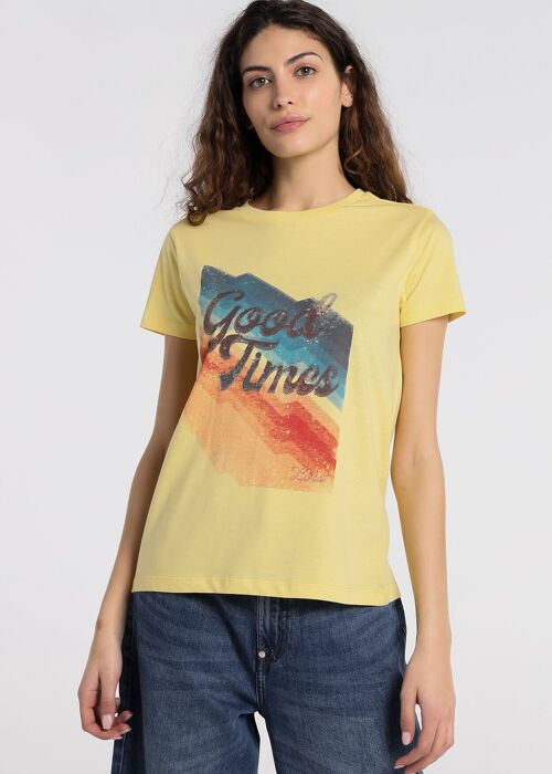 LOIS JEANS - T-shirt Graphic Good Times Pop|120934