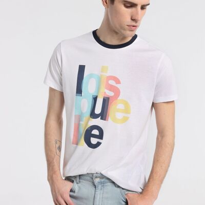 LOIS JEANS - T-shirt a maniche corte collo a contrasto Lois Pure Life|120943