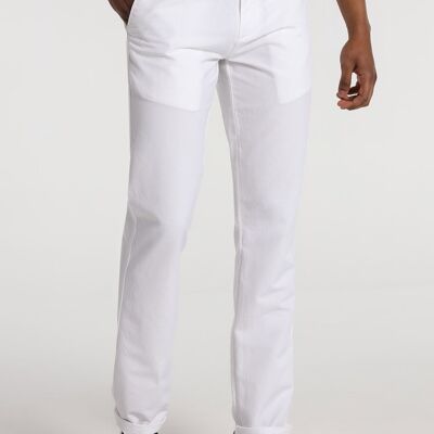 BENDORFF - Pantaloni chino in cotone e lino | Vestibilità regolare | Altezza media
