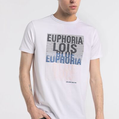 LOIS JEANS - Short Sleeve T-Shirt Euphoria Blue Moon|121041
