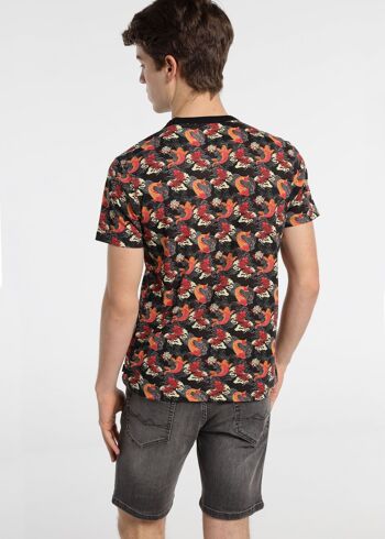 SIX VALVES - T-shirt manches courtes Full Print Geiko | Confort 3