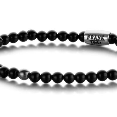 Natural Stone Beads Bracelet Black