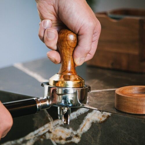 Espresso tamper with holder 54-55mm