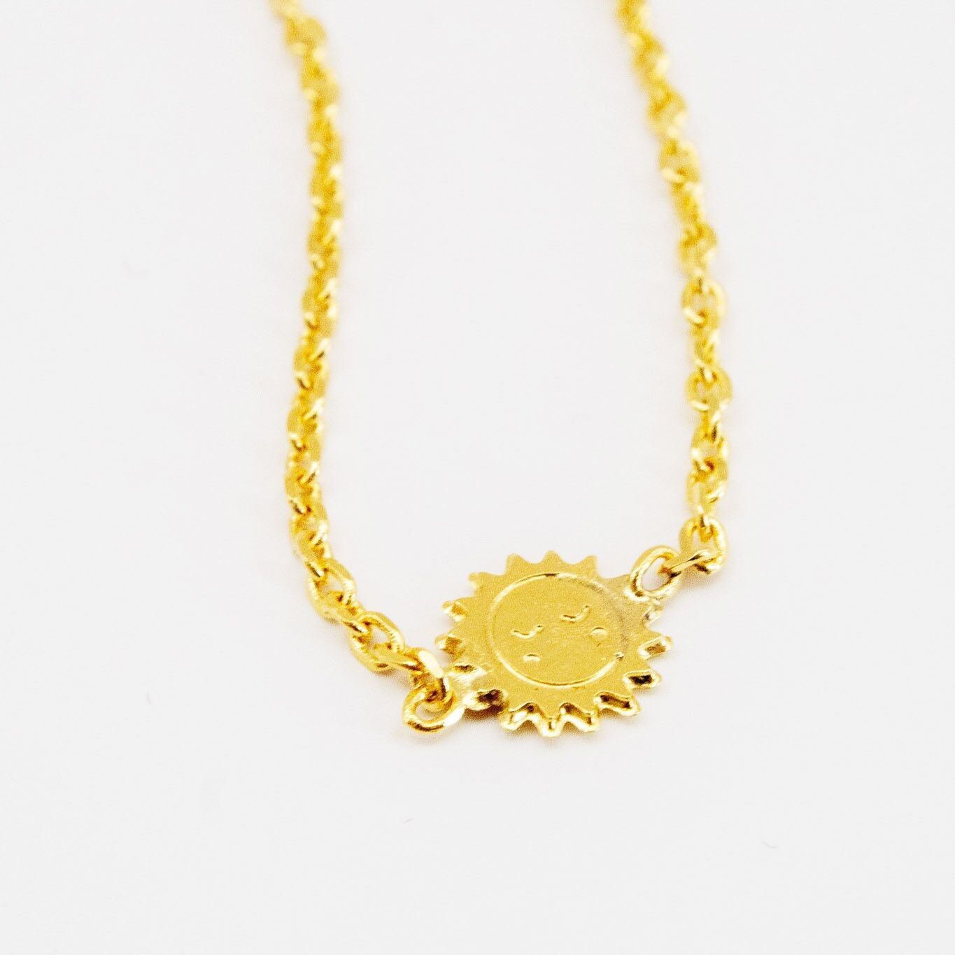 Bracciale Sole per bambini in oro fino – prodotto in Francia