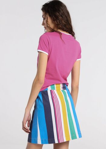 LOIS JEANS - Jupe Pop Color Stripes | Coupe régulière 3