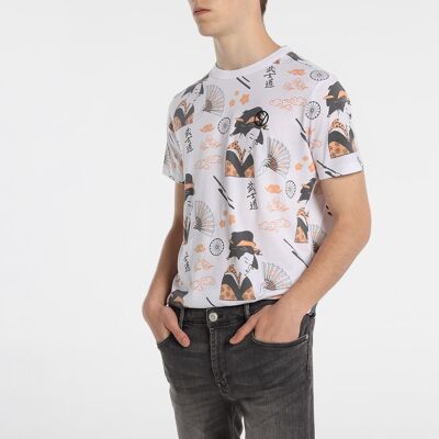 SIX VALVES - T-shirt manches courtes imprimé complet Geiko|121840