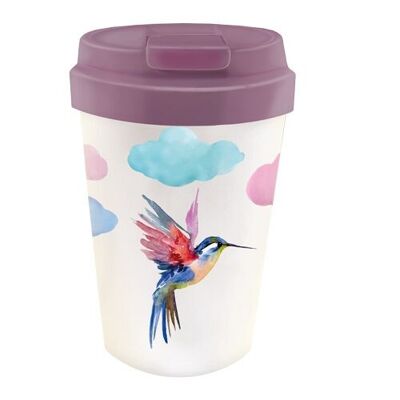 bioloco plant easy cup - Oiseau aquarelle