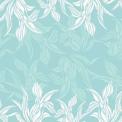 Placemats I Washable placemats - floral pattern in mint