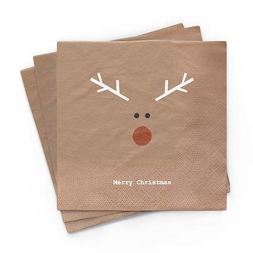 Napkin - Rudolph red nose
