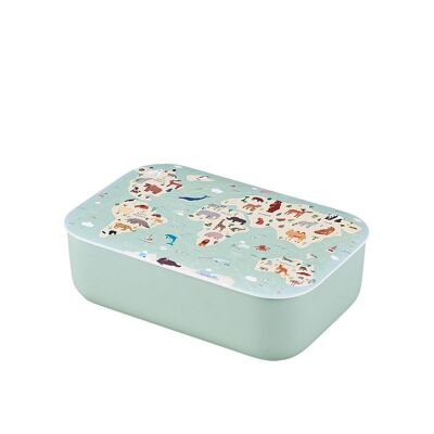 bioloco plant classic lunchbox - animal map