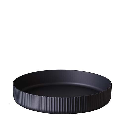 bioloco plant deluxe serving platter -dark grey