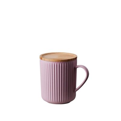 bioloco plant deluxe cup with lid - dusty rose