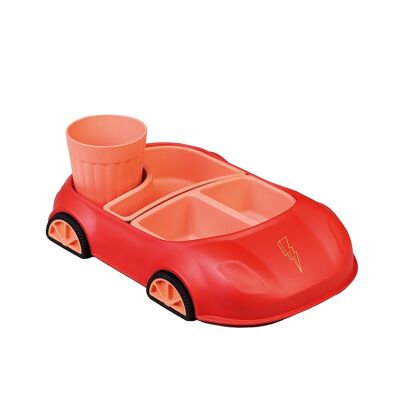 ensemble enfants plantes bioloco - voiture éclair rouge