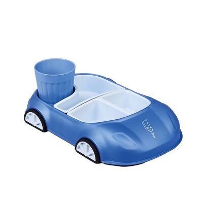 set infantil bioloco plant - coche rayo azul