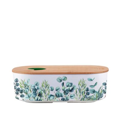 bioloco plant lunchbox oval - eucalyptus